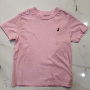 Ralph Lauren Light Pink Polo Pony Crew Tee - Kids